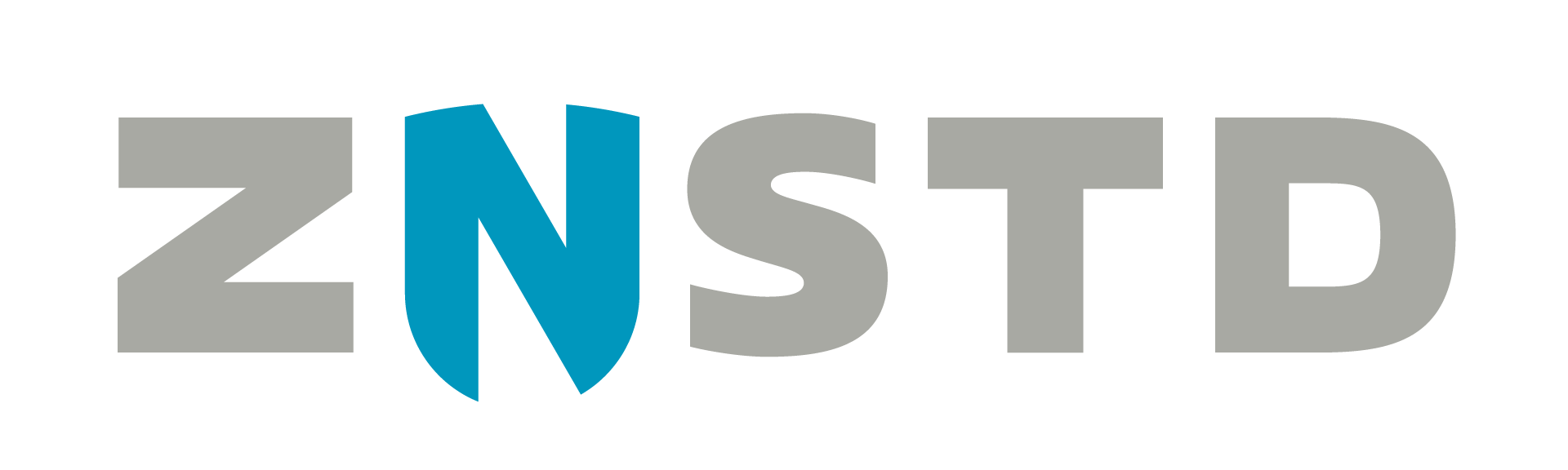 Logo van Zaanstad met een blauw schild als letter N, symbool voor de gemeente in woningverduurzaming.